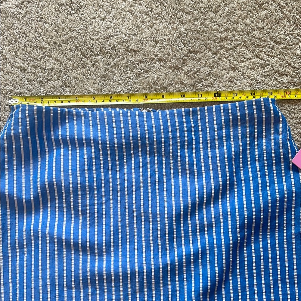 NWT Rae & Riley Blue Striped Skirt. 8 - Picture 6 of 6